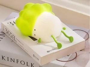 چراغ خواب رومیزی فانتزی قابل شارژ Little Pai Cai Pat Cabbage Silicone Night Light