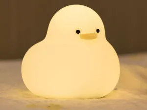 چراغ خواب فانتزی رومیزی قابل شارژ Tuantuan minimalist cute duck cartoon bedroom lamp