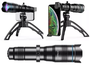 لنز تله زوم 36 برابر اپکسل Apexel 36x Telephoto Zoom Lens with Tripod for Smartphones JS36X