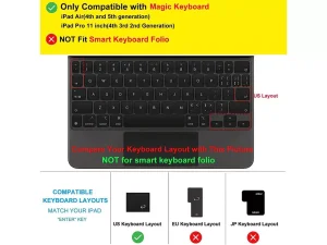 محافظ کیبورد آیپد پرو 10.2 اینچ کوتتسی Coteetci Keyboard skin TPU ultra slim iPad Pro 10.2&#39;&#39; MB1072