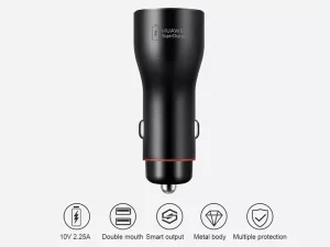 شارژر فندکی دو پورت یو‌اس‌بی سوپر فست شارژ 22.5 وات هواوی Huawei CP36 USB Car Charger Max 22.5W SE