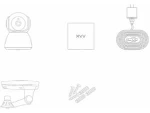 دوربین نظارتی هوشمند شیائومی Xiaomi Xiaovv Smart PTZ Camera 2K Q8 version xvv-3630s-q8