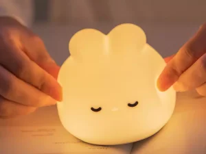 چراغ خواب رومیزی فانتزی قابل شارژ Dream Rabbit Night Light Timing Sleeping Night Light