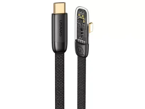 کابل گیمینگ سوپر فست شارژ تایپ سی به لایتنینگ 100 وات 1.2 متری یوسامز USAMS Type-C fast charging cable with Lightning US-SJ583