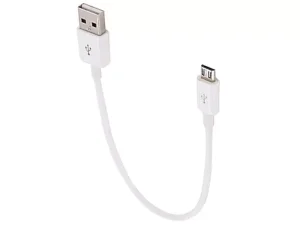 کابل شارژ کوتاه اصلی میکرو‌یو‌اس‌بی سامسونگ Samsung Micro usb 20CM