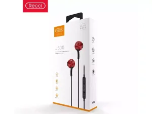 هندزفری سیمی با جک 3.5 میلی‌متری رسی Recci wired earphone j500