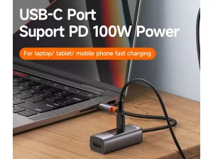 هاب تایپ‌سی با دو پورت مک‌دودو MCDODO USB-C 3.0 PD100W+HDMI 8K HU-113