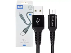 قیمت و خرید کابل شارژ و انتقال داده یو اس بی به میکرو یو اس بی 2.4 آمپر 1 متری ارلدام EARLDOM EC-121 USB TO Micro USB Cable 1m