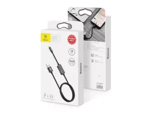 کابل صدا و شارژ لایتنینگ 2 آمپر بیسوس Baseus CALYU-01 Music Series Audio Cable