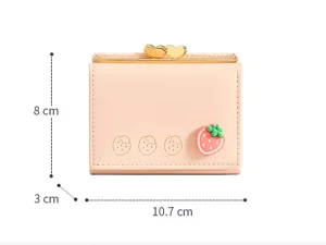 کیف پول زنانه کوچک طرح میوه های برجسته تائومیک میک TAOMICMIC Y8072 wallet Female Purse Cute Foldable Multi-Card