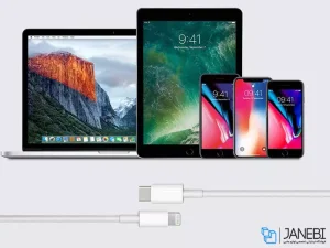 کابل تایپ سی به لایتنینگ آیفون اصلی اپل Apple USB-C To Lightning Cable 1M