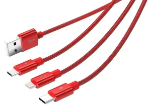 کابل شارژر سه سر اوریکو ORICO UTS-12 3 in 1 Data Cable