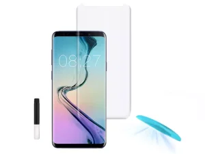 محافظ صفحه نمایش شیشه ای یو وی سامسونگ UV Nano Glass Samsung Galaxy S9