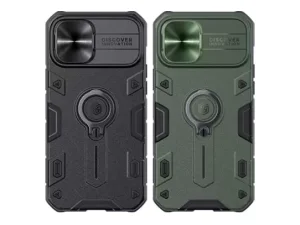 قاب محافظ حلقه دار نیلکین آیفون ۱۲ پرومکس- Nillkin iPhone 12 Pro Max CamShield Armor Case