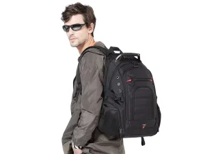 کوله پشتی لپ تاپ مسافرتی با دو درگاه یو اس بی و انتقال صدا بنج Bange BG-1903 15.6&quot; Laptop Waterproof Backpack