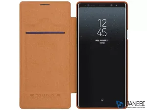 کیف چرمی نیلکین سامسونگ Nillkin Qin Leather Case Samsung Galaxy Note 9