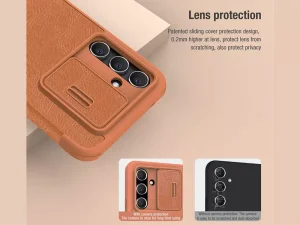 قاب محافظ کلاسوری سامسونگ گلکسی ای 54 نیلکین Nillkin Qin Pro Series Leather case for Samsung Galaxy A54 5G