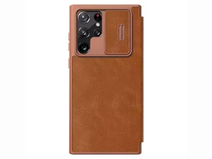 کیف چرمی نیلکین سامسونگ Nillkin Samsung Galaxy S22 Ultra Qin Pro leather cas