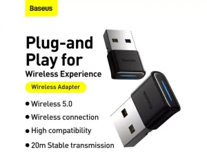 دانگل بلوتوث یواس‌بی بیسوس Baseus Bluetooth Receiver Adapter BA04 ZJBA000001