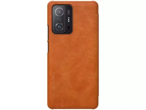 کیف محافظ چرمی شیائومی 11 تی و شیائومی 11 تی پرو نیلکین NIllkin Xiaomi 11T/11T Pro Qin leather case