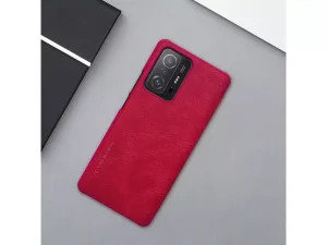 کیف محافظ چرمی شیائومی 11 تی و شیائومی 11 تی پرو نیلکین NIllkin Xiaomi 11T/11T Pro Qin leather case