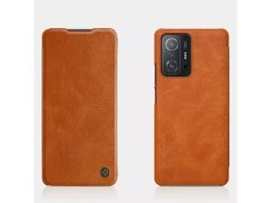 کیف محافظ چرمی شیائومی 11 تی و شیائومی 11 تی پرو نیلکین NIllkin Xiaomi 11T/11T Pro Qin leather case