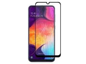 محافظ صفحه نمایش شیشه ای تمام چسب سامسونگ Full Glue Glass Samsung Galaxy A30