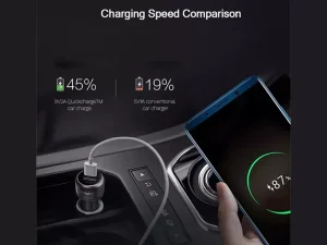 شارژ فندکی یو اس بی فست شارژ هواوی HUAWEI CP31 Dual USB Fast Charging Adapter Car Charger