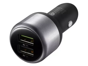 شارژ فندکی یو اس بی فست شارژ هواوی HUAWEI CP31 Dual USB Fast Charging Adapter Car Charger