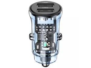 شارژر فندکی یو اس بی یوسامز USAMS US-CC162 C31 USB Car Charger