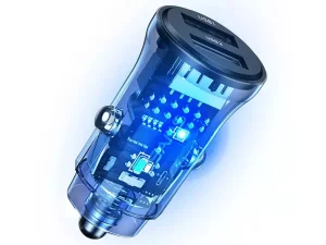 شارژر فندکی یو اس بی یوسامز USAMS US-CC162 C31 USB Car Charger