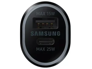 شارژر فندکی اصلی تایپ سی و یو اس بی 40 وات سامسونگ Samsung Dual Port Car Charger EP-L4020