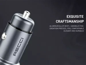 شارژر فندکی PD فست رسی Recci RCC-P01 Car Charger