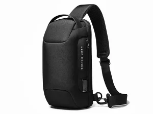 کوله کراس بادی تک بند ضد سرقت دارای پورت USB بنج BANGE BG-22085 Sling Chest Bag USB External Charging Port