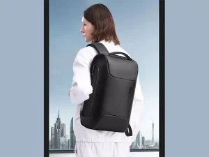 کوله پشتی چرم ضد سرقت لپ تاپ 15.6 اینچ یو اس بی دار بنج Bange BG-6622 Tas Laptop Backpack Kulit Sapi Asli 15.6 Inch