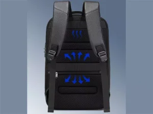 کوله پشتی چرم ضد سرقت لپ تاپ 15.6 اینچ یو اس بی دار بنج Bange BG-6622 Tas Laptop Backpack Kulit Sapi Asli 15.6 Inch