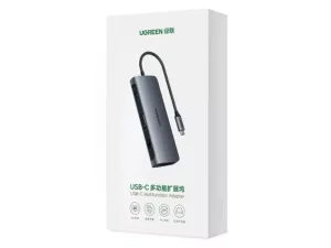 هاب تایپ سی 9 در 1 یوگرین Ugreen CM179 70490 9-in-1 type C multifunctional adapter