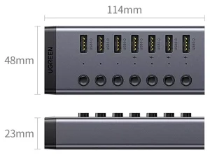 هاب 7 پورت USB 3.0 یوگرین Ugreen CM481 30778 7 Ports USB 3.0