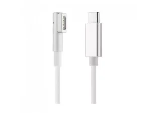 کابل شارژ مغناطیسی مک بوک تایپ سی 100 وات دو متری کوتتسی Coteetci MacBook MagSafe &quot;L&quot; style charging data cable 16001-M1