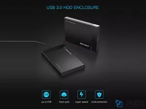 باکس تبدیل هارد اینترنال به هارد اکسترنال یوگرین Ugreen US221 USB 3.0 To 2.5 Inch Sata External Hard Drive Enclosure