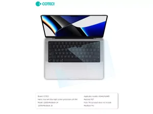 محافظ صفحه نمایش ضد اشعه آبی مک بوک پرو 16 اینچ کوتتسی Coteetci screen soft film Macbook 12006 Macbook Pro&quot;16