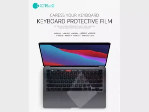 محافظ کیبورد مک بوک رتینا 12 اینچ و 13 اینچ پرو کوتتسی Coteetci Keyboard skin TPU ultra slim MB1012