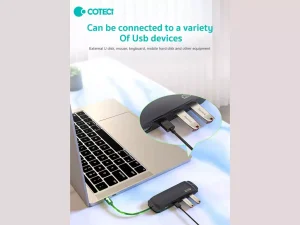 هاب تایپ سی 8 پورت کوتسی Coteci 8in1 USB-C Hub 16005