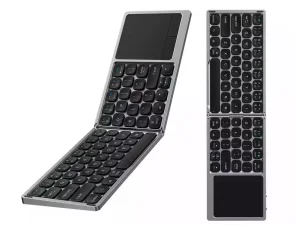 کیبورد بی سیم تاشو شارژی با تاچ پد ویوو WIWU Bluetooth Folding Keyboard Laptop FMK-04