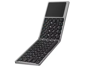 کیبورد بی سیم تاشو شارژی با تاچ پد ویوو WIWU Bluetooth Folding Keyboard Laptop FMK-04