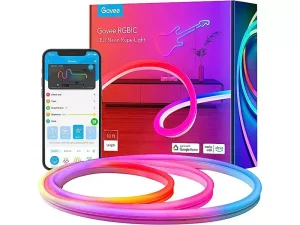 ریسه هوشمند 3 متری گووی Govee Neon LED strip 3m with WiFi APP Control H61A0