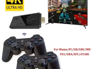 کنسول بازی به همراه دسته بازی بیسیم 4K Game Stick Lite