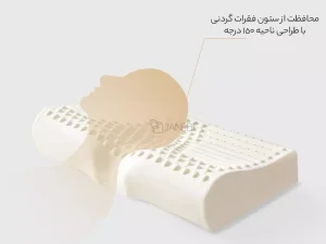 بالش لاتکس طبیعی شیائومی Xiaomi 8HThai natural latex pillow neck massage pillow Z7