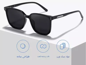 عینک آفتابی زنانه پولاریزه karen bazaar CP3723 Polarized Sunglasses Large Frame TR Frame