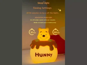 چراغ خواب فانتزی شارژی رومیزی اتاق کودک Winnie the Pooh Night Light Bedroom Children&#39;s Sleeping Light MYCP2305